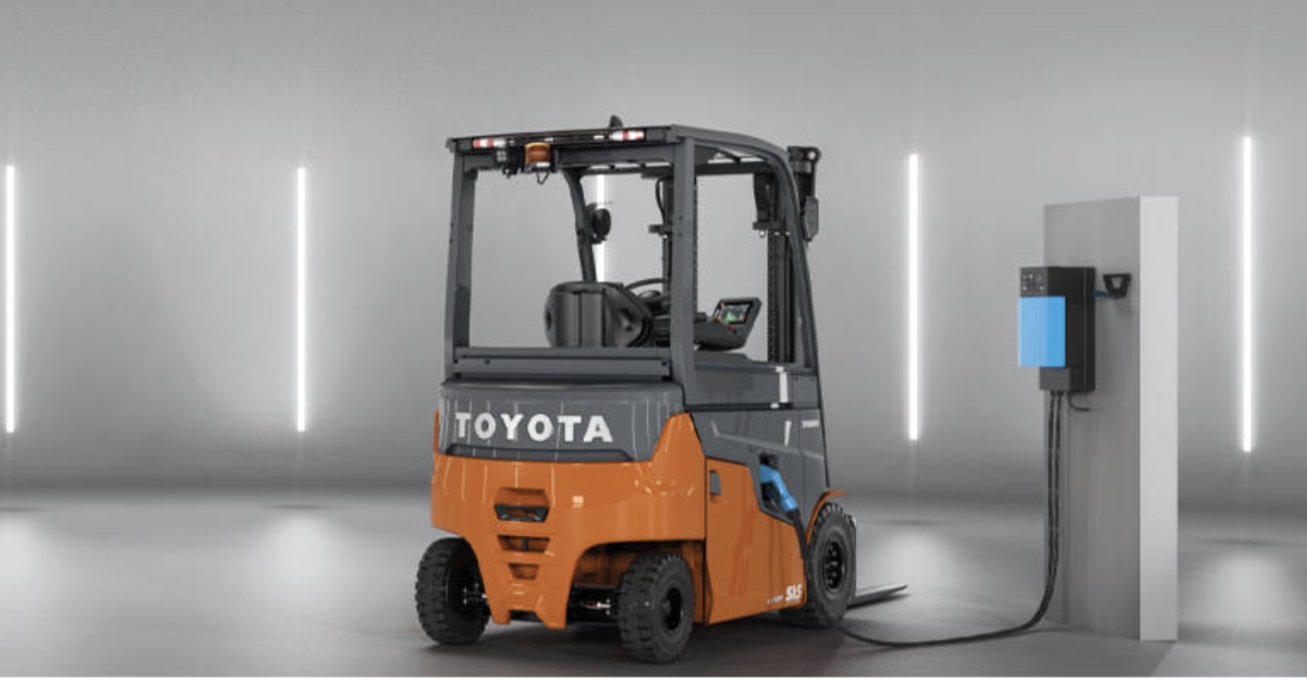 toyota forklift charging